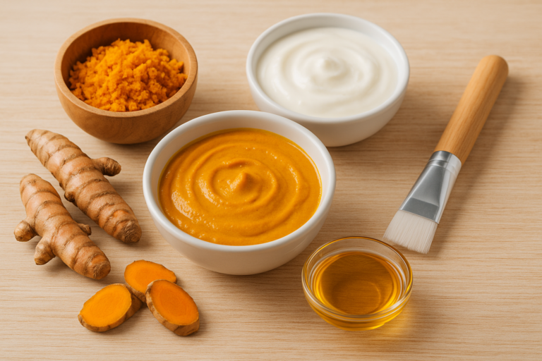 cách làm trắng da bằng nghệ tươi